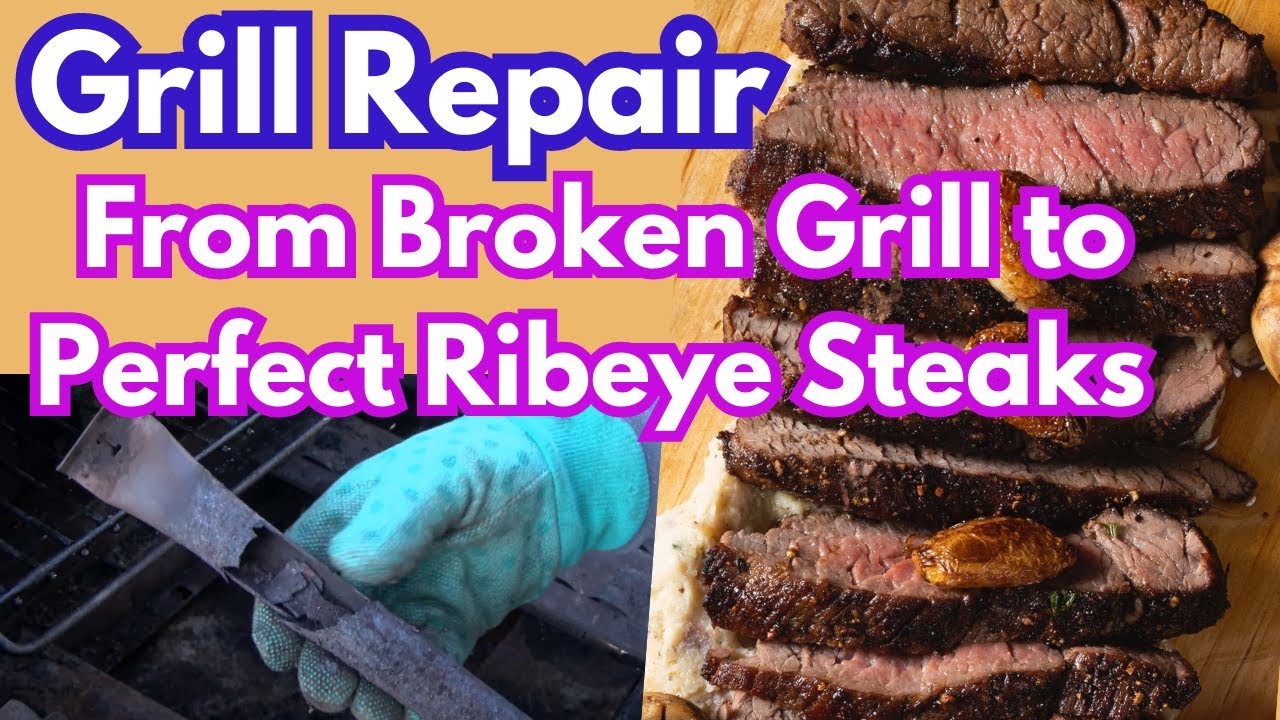 From Broken Grill to PERFECT Ribeye Steaks!!!  Master Forge Grill #repair #restoration #unboxing
