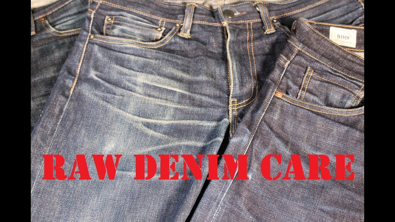 RAW DENIM CARE: HOW to maximise your fade & WHY you should wash