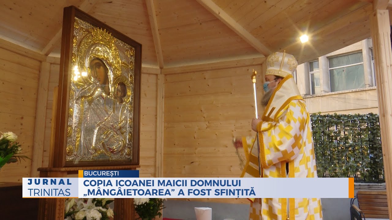 O copie a icoanei făcătoare de minuni a Maicii Domnului - Mângâietoarea (Paramythia) a fost sfințită