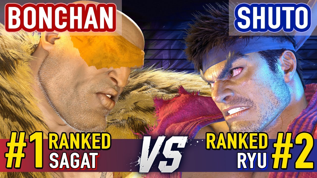 SF6 ▰ BONCHAN (#1 Ranked Sagat) vs SHUTO (#2 Ranked Ryu) ▰ Street Fighter 6 High Level Gameplay
