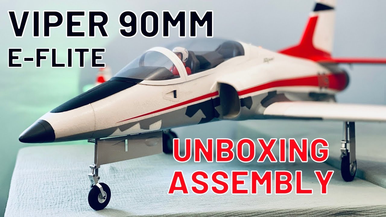 E-flite Viper 90mm EDF Jet 🐍 | UNBOX, ASSEMBLY, RECEIVER & CG SETTINGS (English / Français) 4K UHD