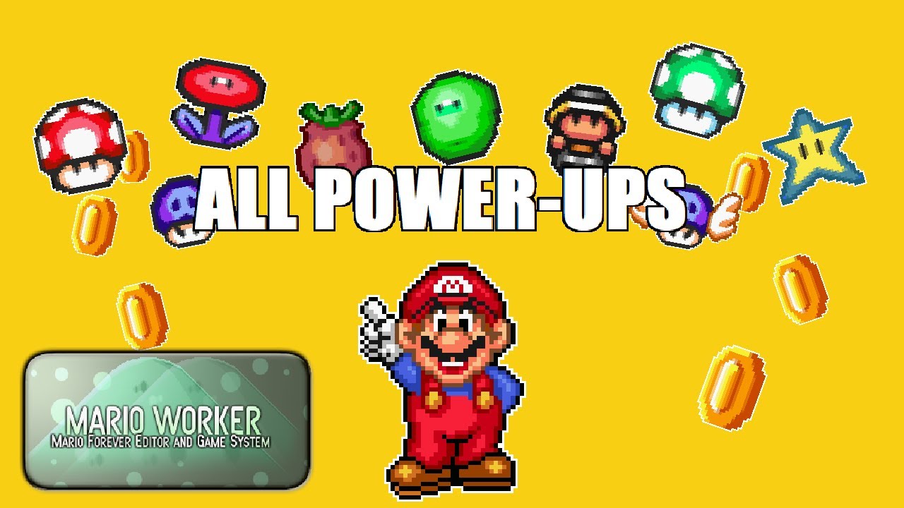 Mario Worker Remake - All Power-Ups