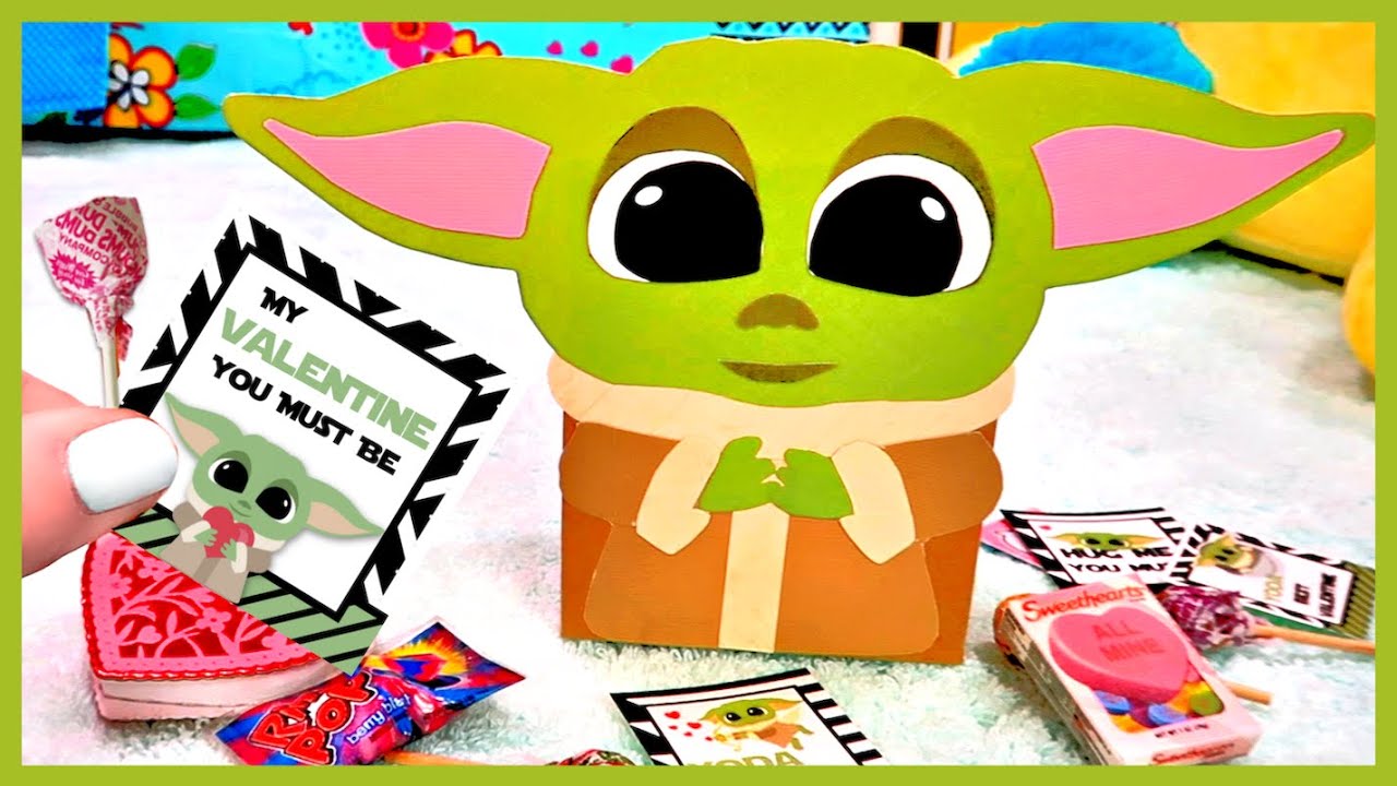 DIY   Baby Yoda Printable & Valentine's Day Craft