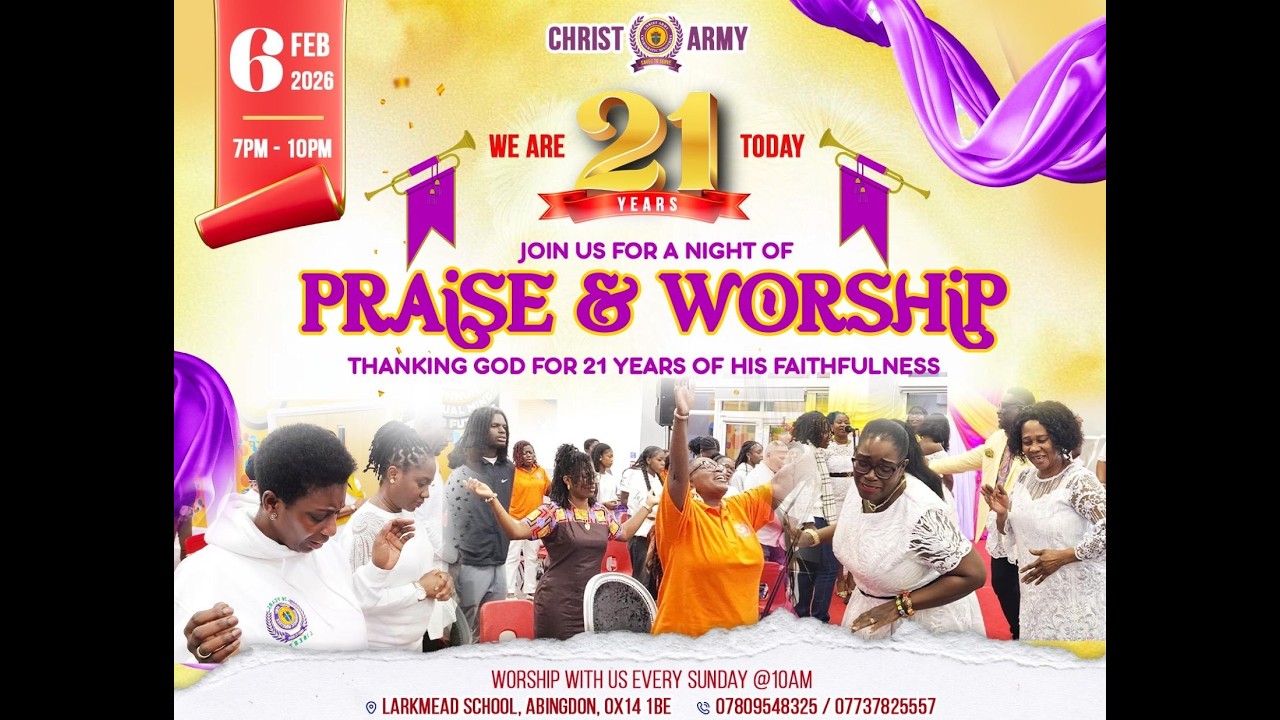 21st Anniversary Praise Night | Powerful Live Worship & Thanksgiving