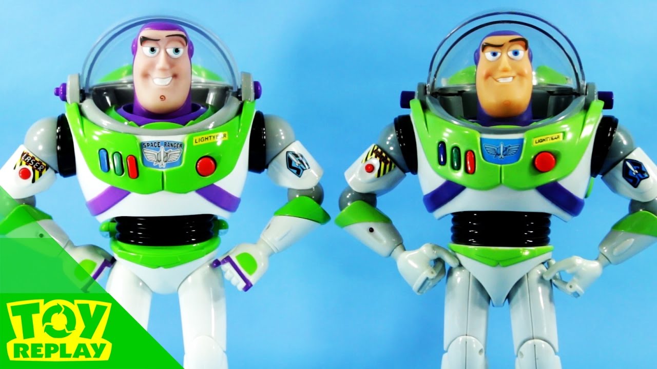 2016 Buzz VS 1995 Buzz Lightyear OCTOYBER Action Figure Unboxing Review Disney Toy Story #ToyReplay