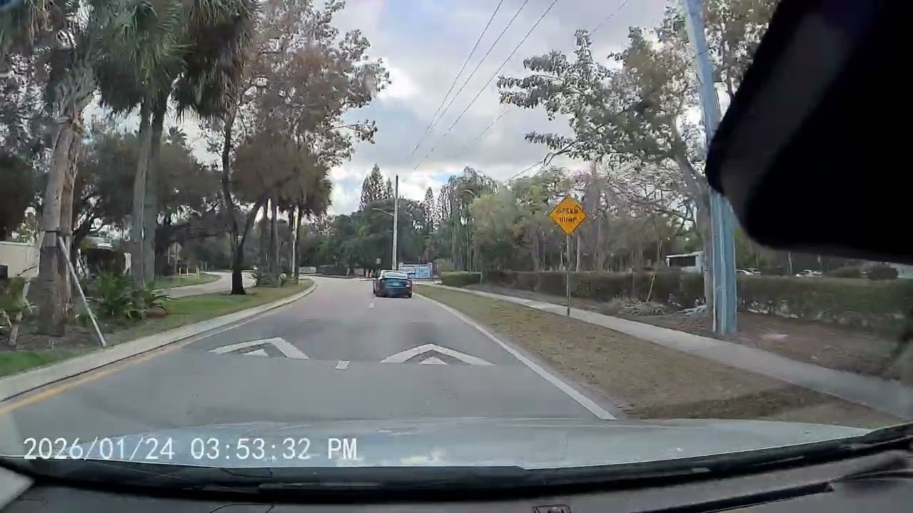 Snow in Florida?! Dashcam Captures INSANE Weather Moment!