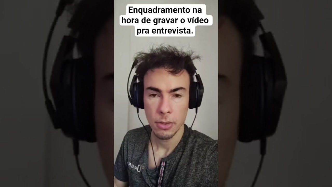 Enquadramento para grava&ccedil;&atilde;o de v&iacute;deo pra entrevista. #entrevista #devnagringa #grava&ccedil;&atilde;o