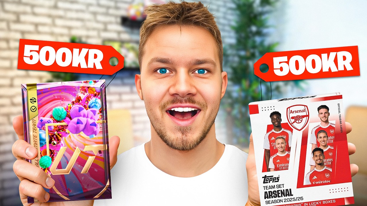 500kr FIFA pakker vs 500kr Fodbold kort pakker!