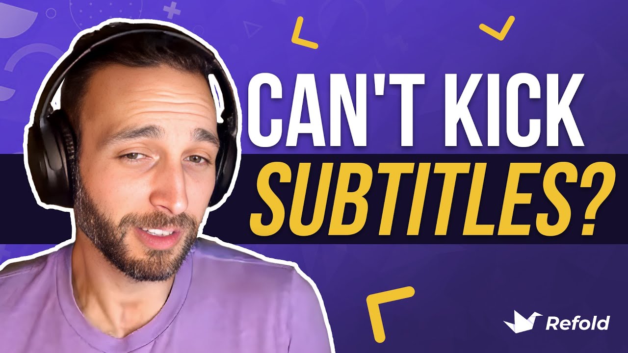 Can't understand without subtitles? STOP using them!