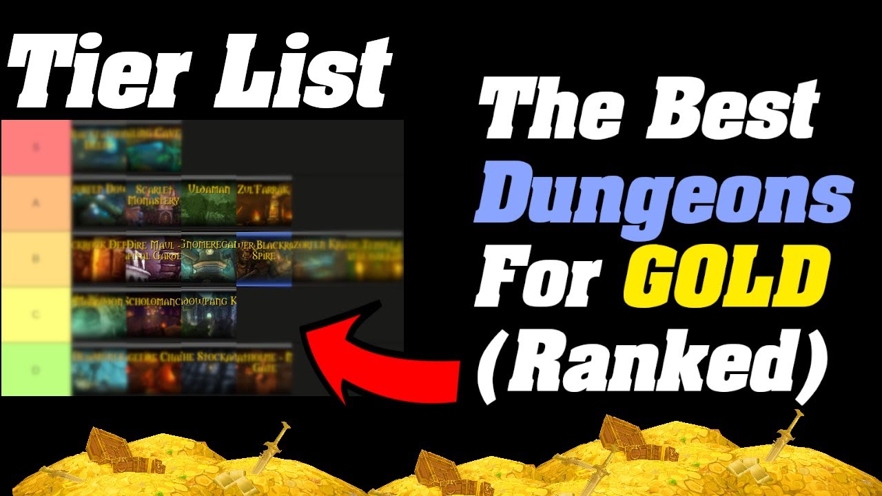 WoW Goldfarming Tier List - The BEST Dungeons For Gold