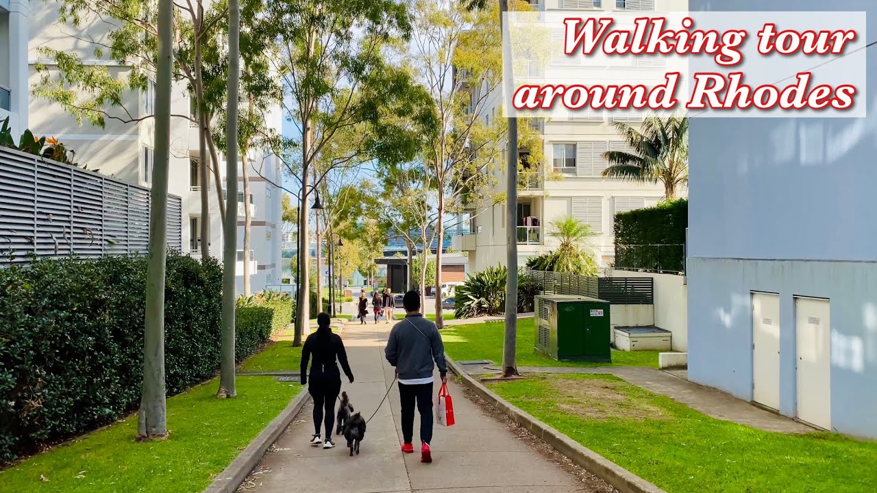 Walking tour around Rhodes to Bennelong bridge | Sydney, Australia May 2023