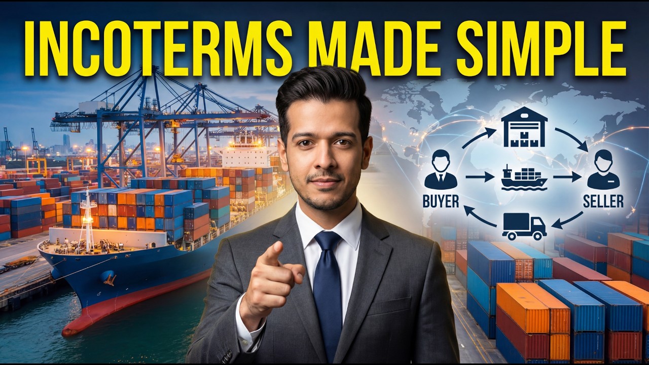 Incoterms 2020 Chart Explained: EXW FOB CIF DAP DDP (10 Min SCM)