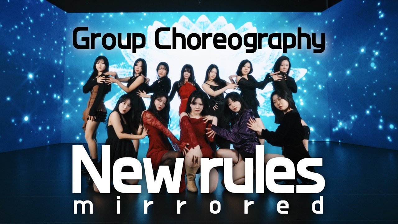 [Mirrored] Dua Lipa - 'New Rules' | 12인 안무 Korean Dance Team Choreography