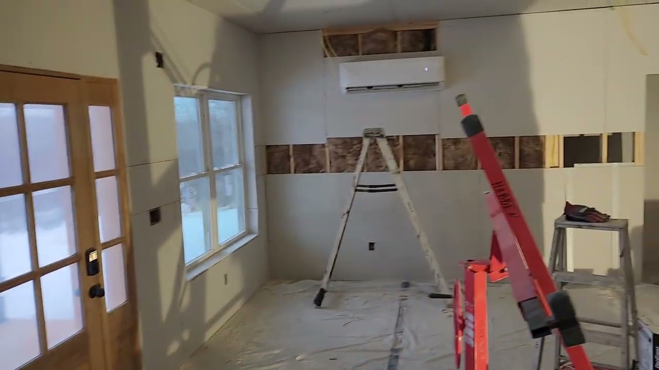 Day 15 Feb 2 update drywalling house in Kentucky