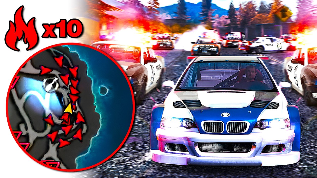 ¿Podré Sobrevivir a la POLICÍA de NIVEL 10 en NFS Most Wanted 2005? (Mod)
