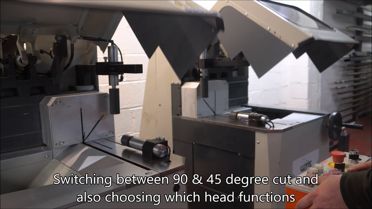Elumatec DG 142 Manual Double Mitre Saw Test