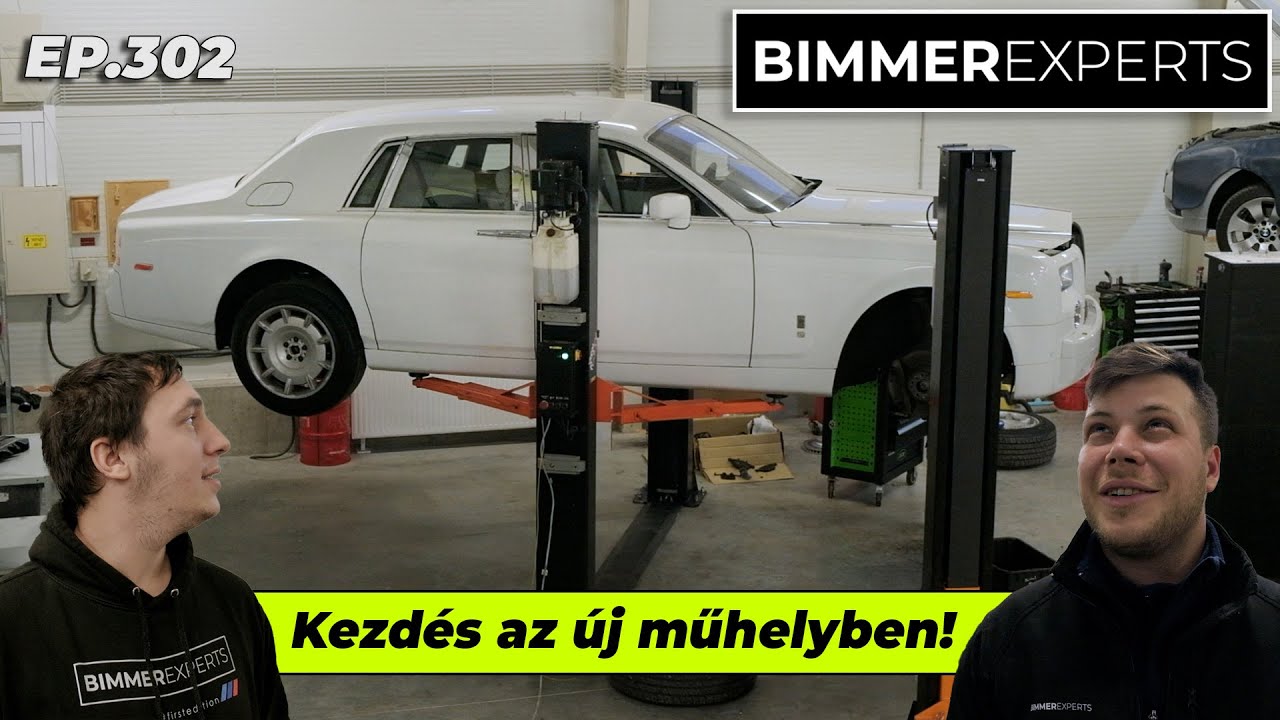 Bimmer Experts - Rolls Royce az emelőn, &iacute;gy kezdőd&ouml;tt a munka az &uacute;j műhelyben! / BMW 325i