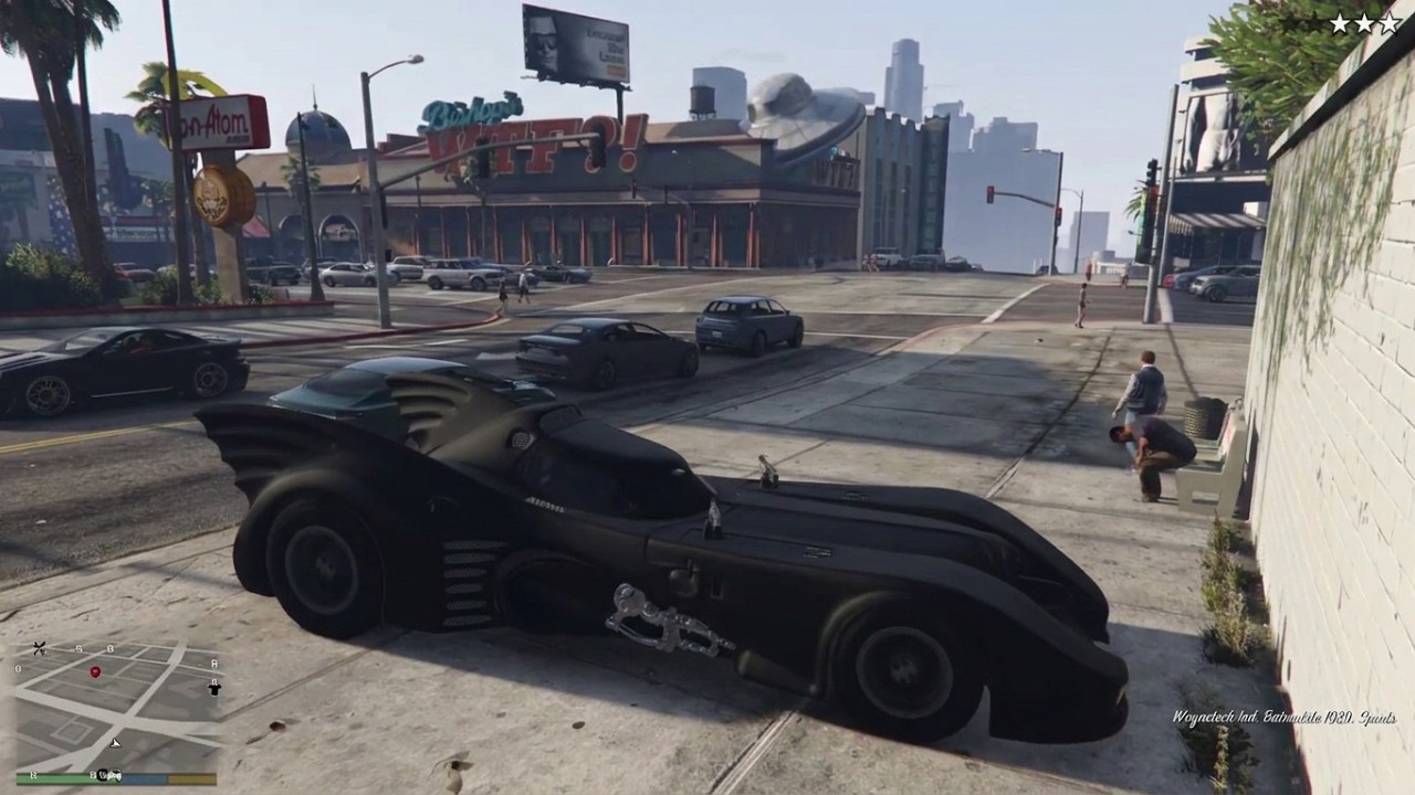 GTA 5 Batman Batmobile 1989