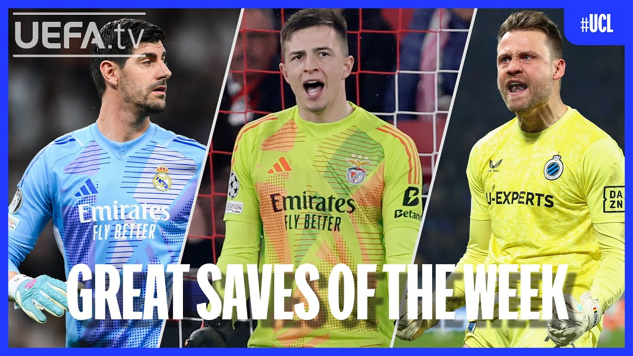 INCREDIBLE Champions League Play-Off Saves 😍 | Courtois, Trubin, Mignolet