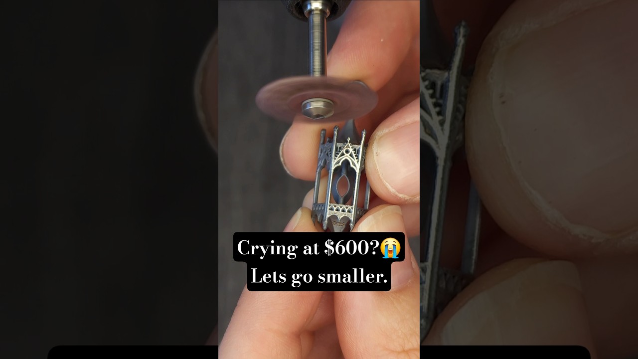 $600 too Scary? 👀 lets go smaller. #jewelry #handmade #goth #fall #fantasy #shorts