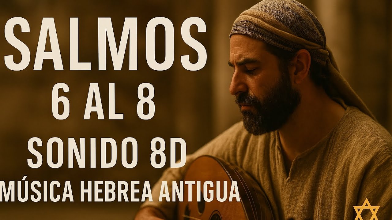 Salmos 6 al 8 con Música Hebrea Antigua en Sonido 8D | Devocional Profundo y Espiritual