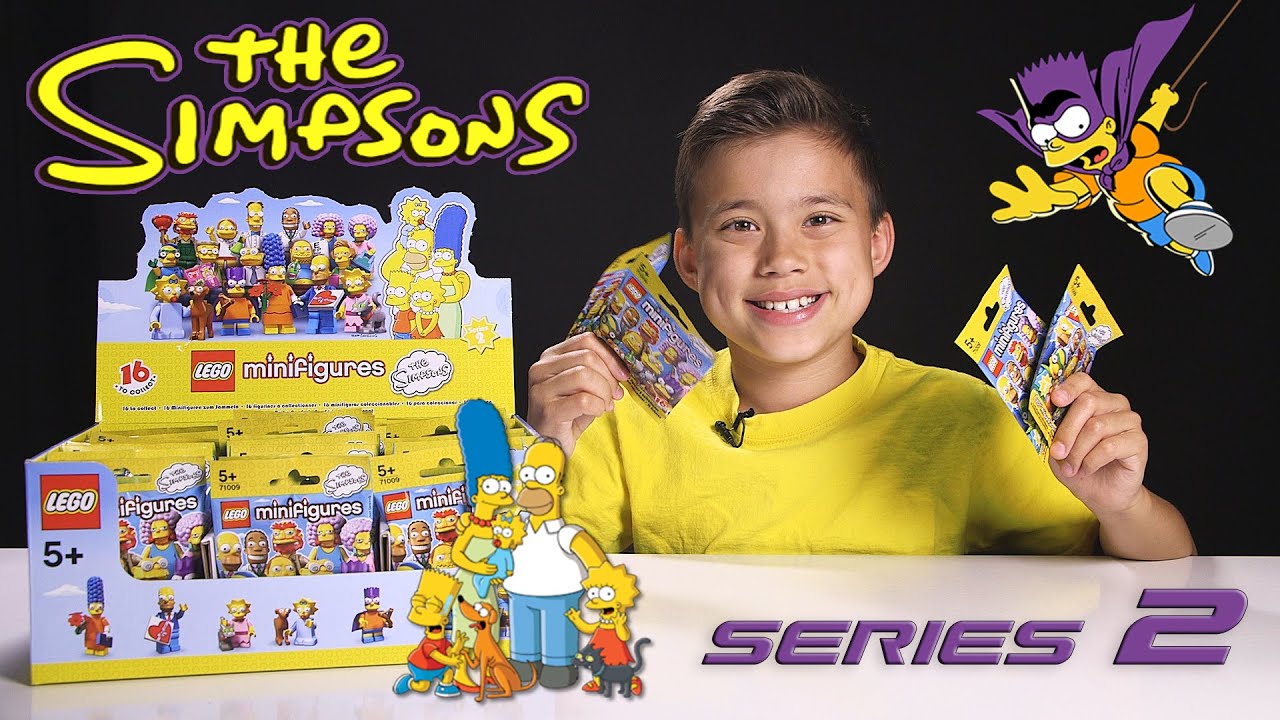 LEGO SIMPSONS SERIES 2 Minifigures! Surprise Blind Bag Opening!