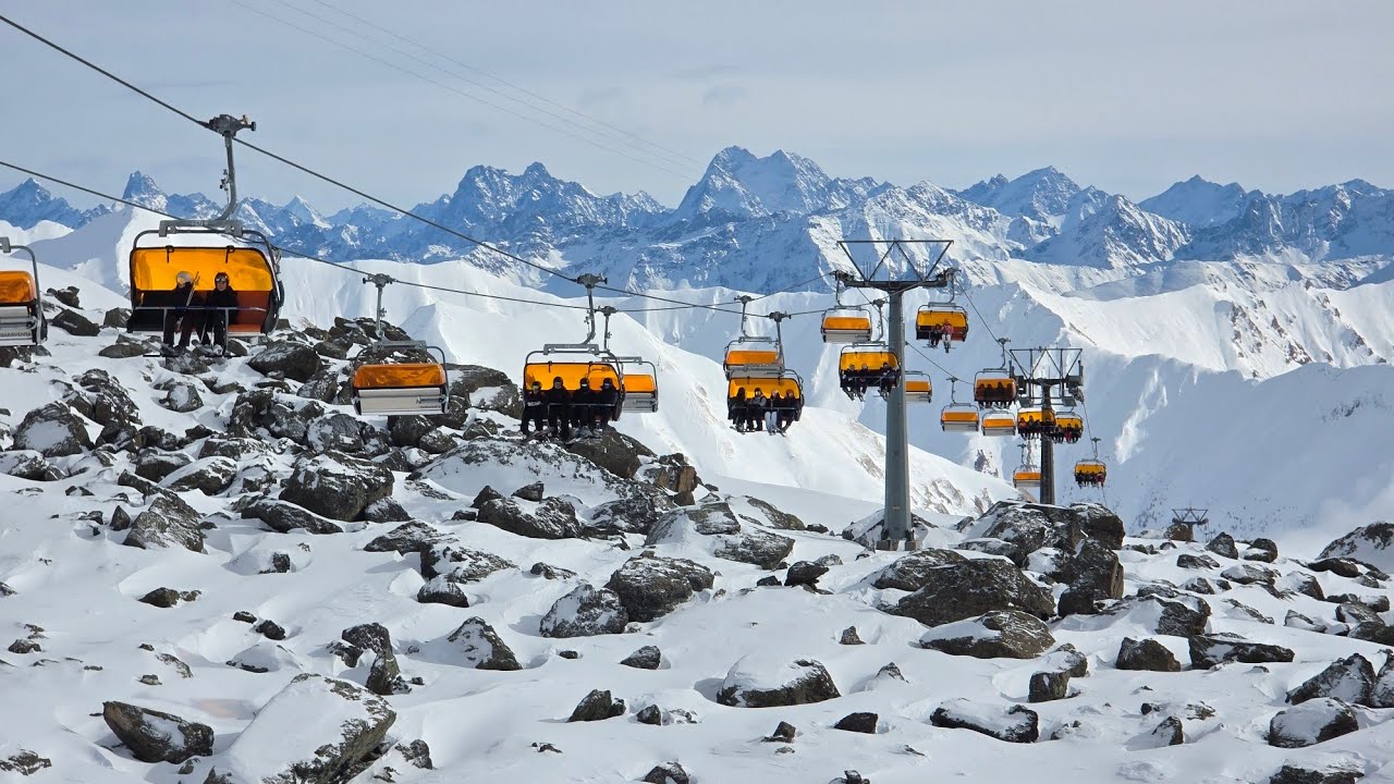 Flimjochbahn: Sesselliftfahrt Schweiz - Österreich