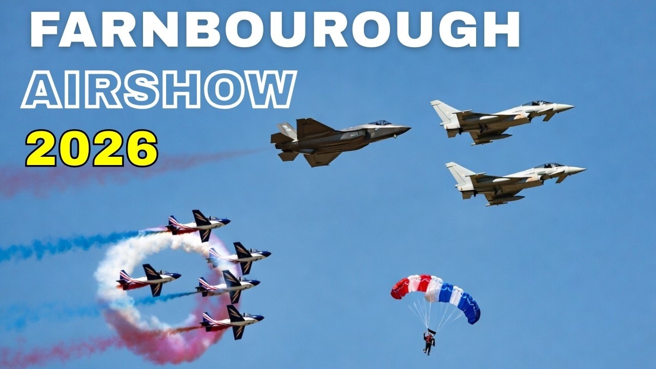 🔴 LIVE Farnborough International Airshow 2026 | Full Flying Display | RankUpAviation
