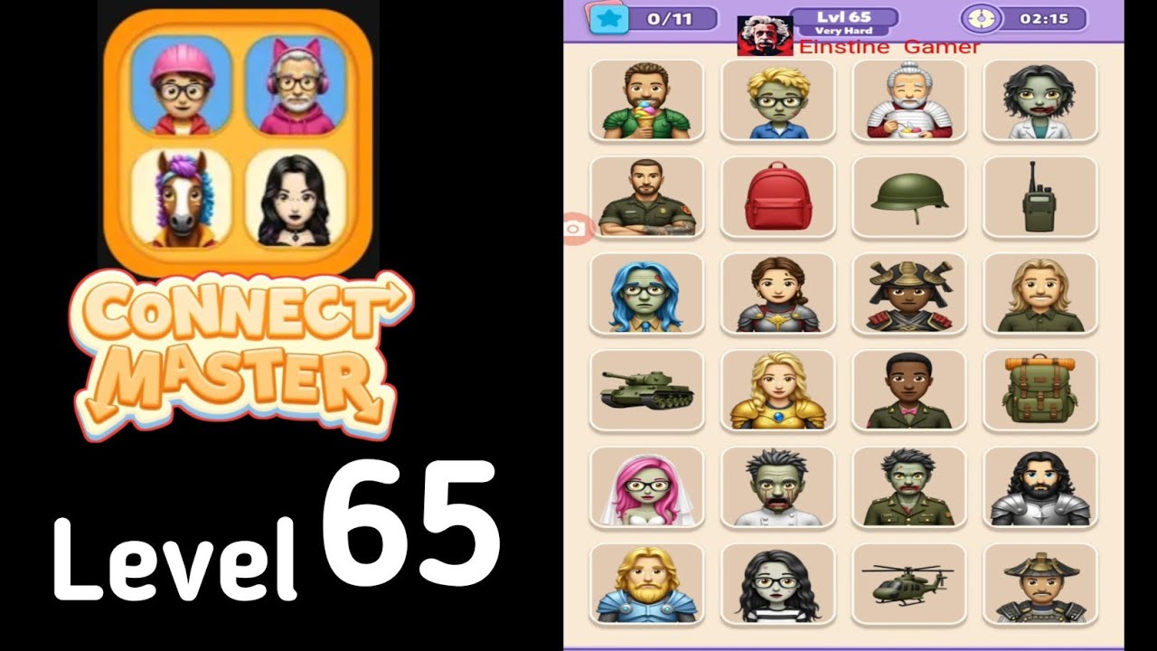 Connect Master Match Puzzle level 65 very hard Guide Walkthrough Solution
