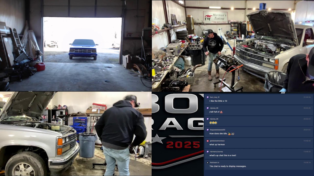 Streaming stuff from the shop today!