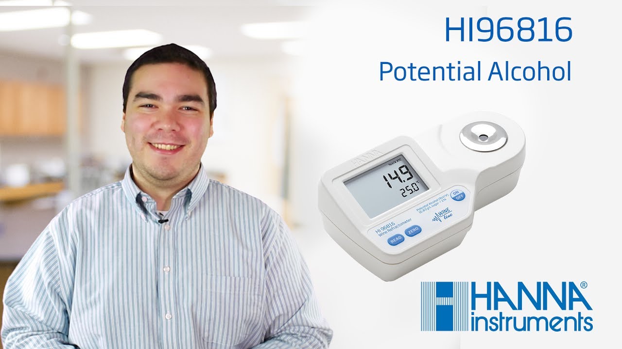 Learn About the Hanna Instruments Wine Refractometer for Potential Alcohol (EEC) HI96816