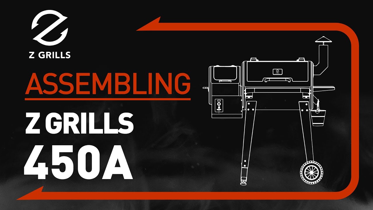 Z Grills 450A Pellet Grill Assembly Video