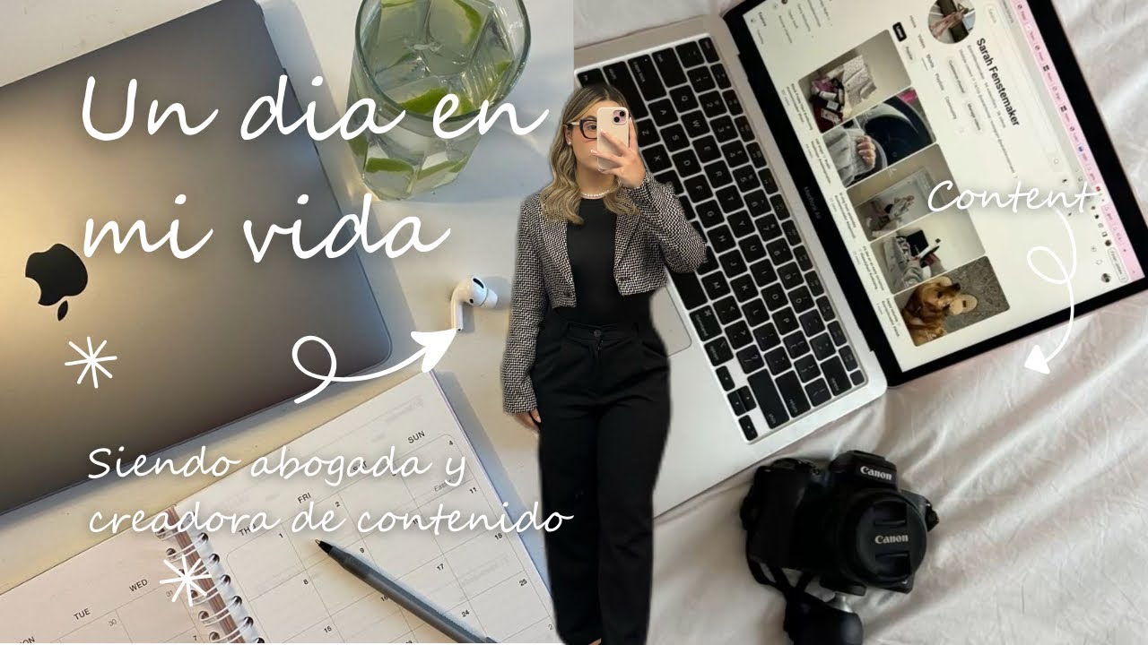 UN DÍA EN MI VIDA | siendo abogada y creadora de contenido 🎀👩🏼‍⚖️