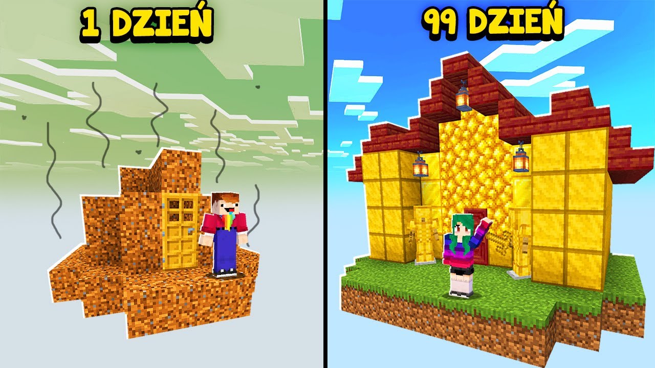 OD 1 DIRTA DO BOGACTWA w Minecraft!