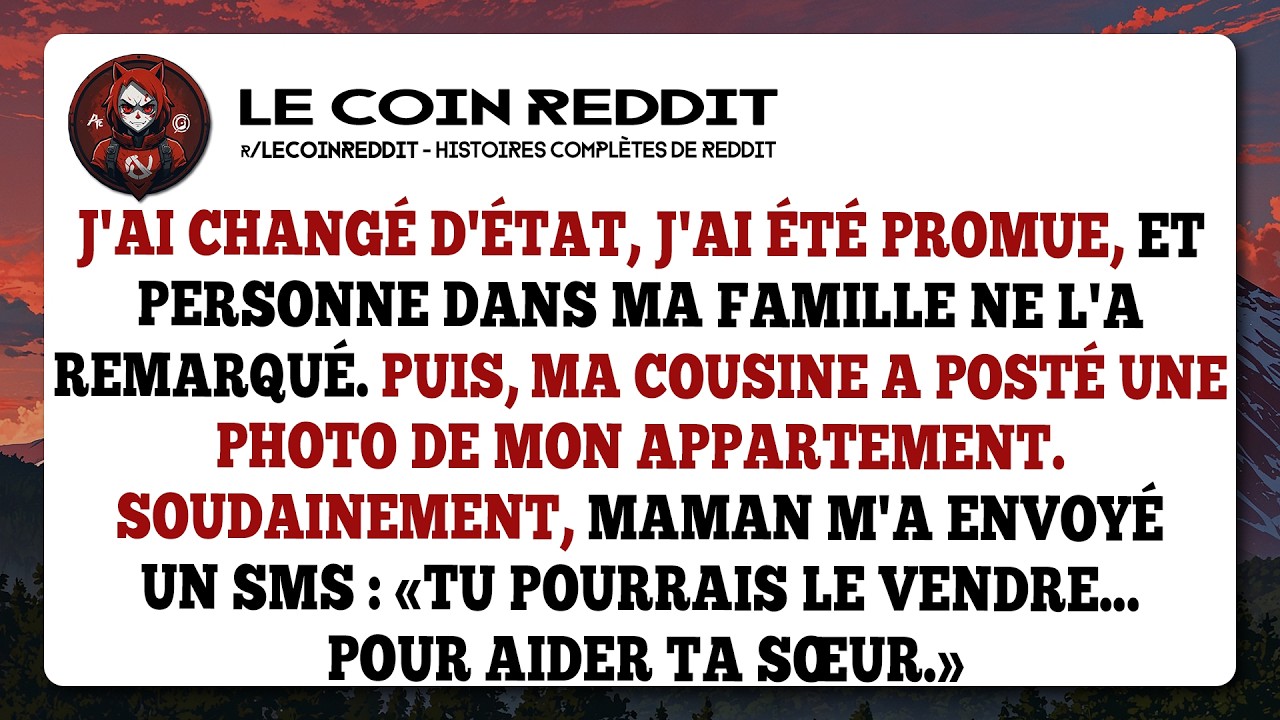 J'ai changé d'État, j'ai été promue, et personne dans ma famille ne l'a remarqué. Puis, ma cousine