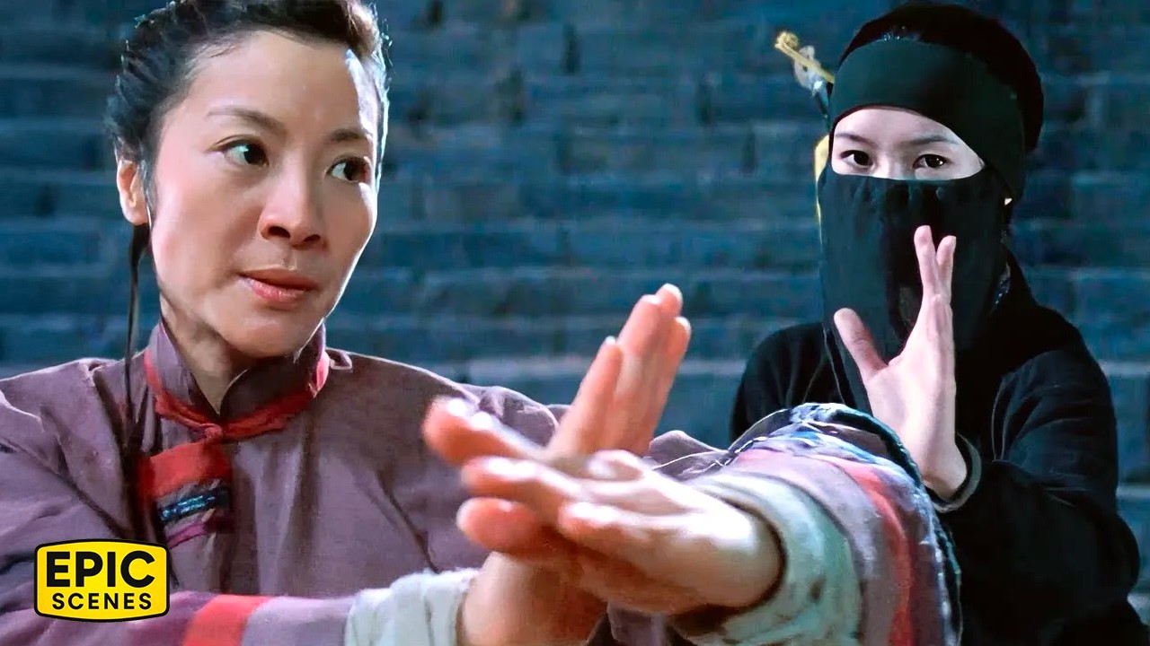 Michelle Yeoh Faces Off Against The Sword Thief - Crouching Tiger Hidden Dragon