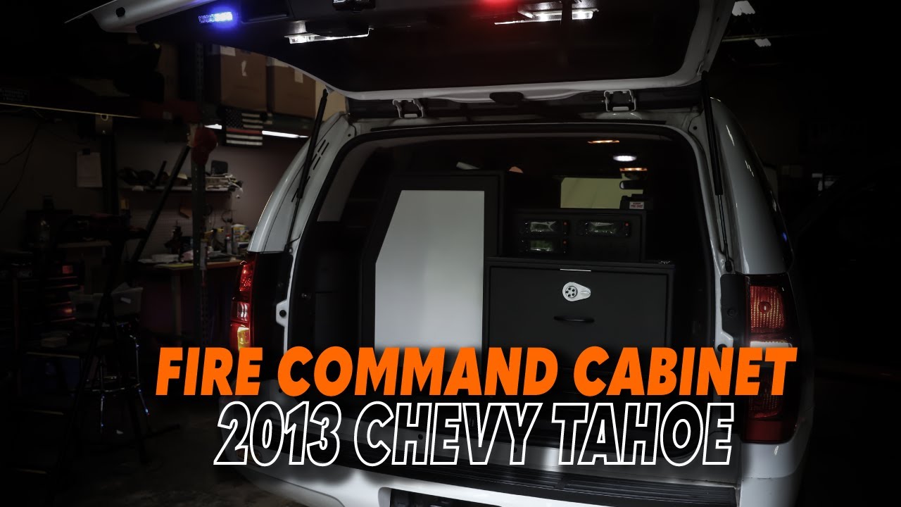 Fire Command Cabinet | 2013 Chevy Tahoe  |  1st In Emergency Products