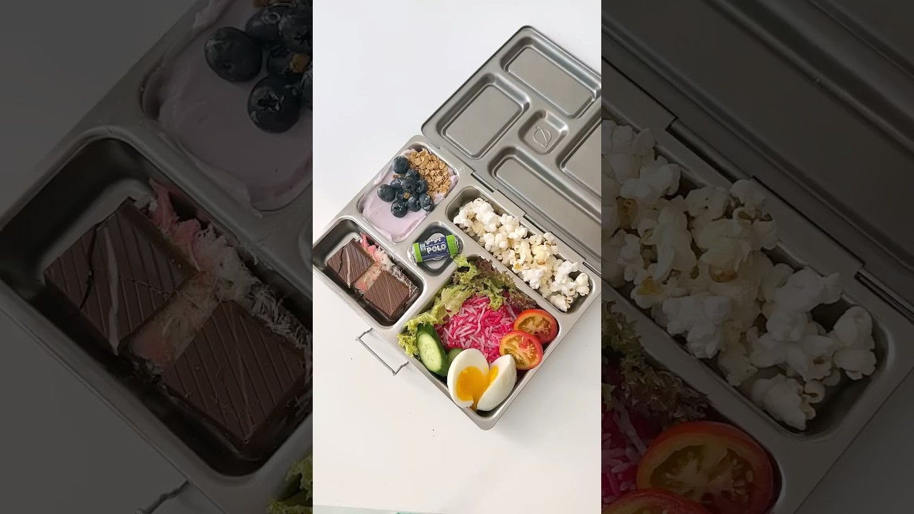 Pack my little sisters lunchbox 🍚🍿🫐 #food #lunchbox #lifestyle #bentobox #asmr #asmrvideo #lunch