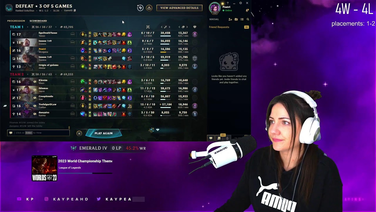 ✨ KayPea - ✨RANKED CHALLENGE LAST DAY GRIND - Mid Mage Main
