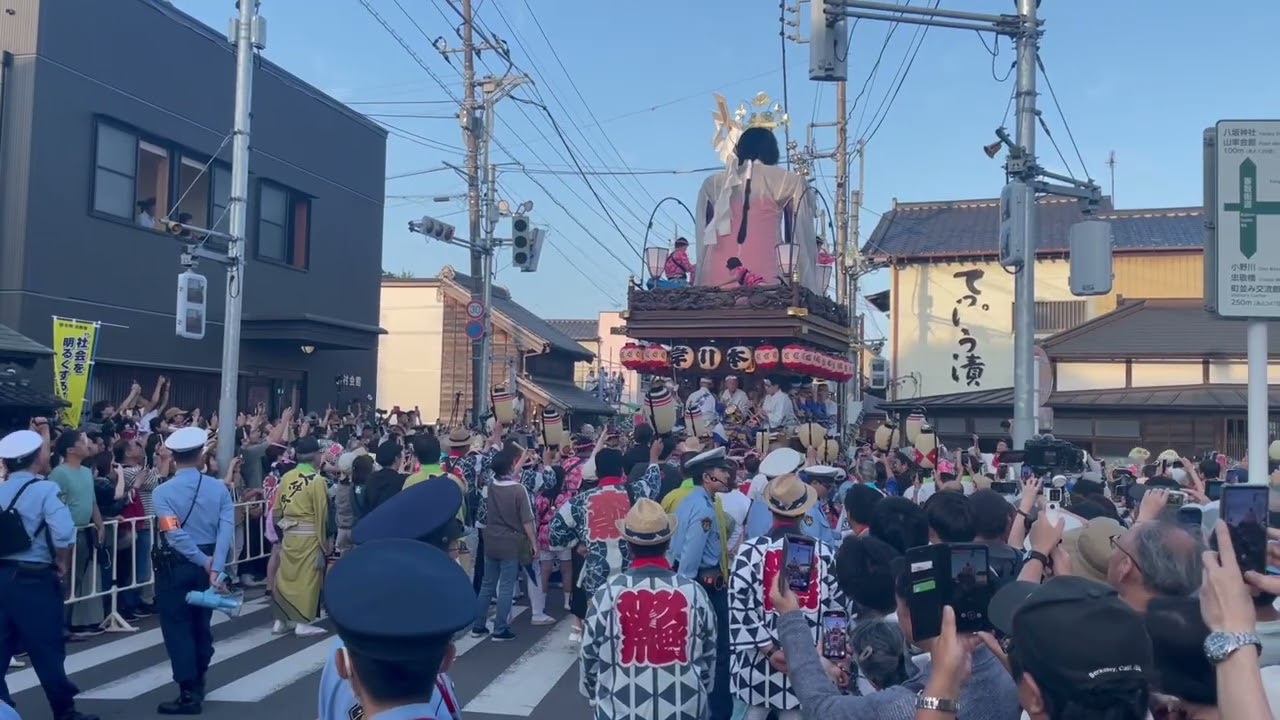 佐原の大祭　のの字まわし　千葉県香取市 Sawara Grand Festival