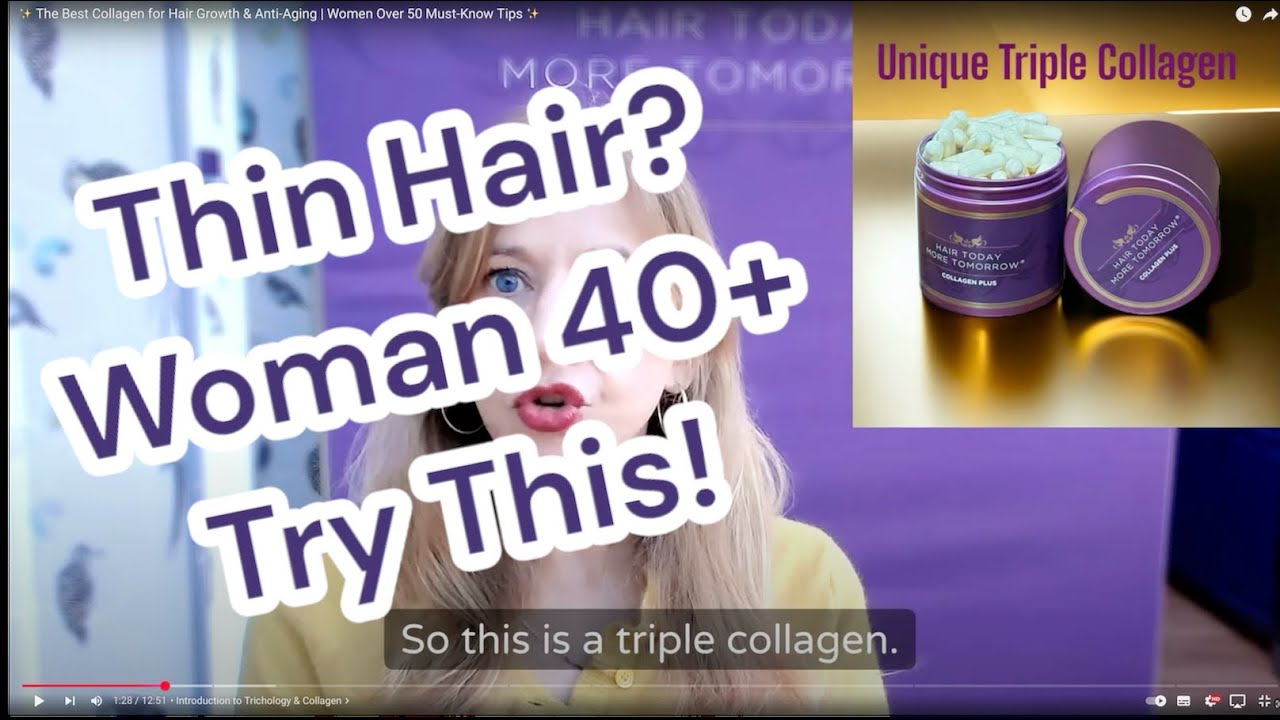 ✨ The Best Collagen for Hair Growth & Anti-Aging | Women Over 50 Must-Know Tips ✨