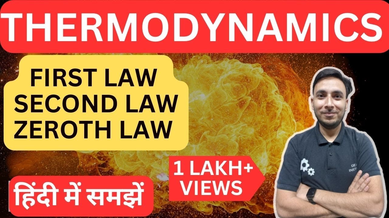 Law of Thermodynamics in hindi || Laws of thermodynamics hindi || Zeroth law || First law of thermo