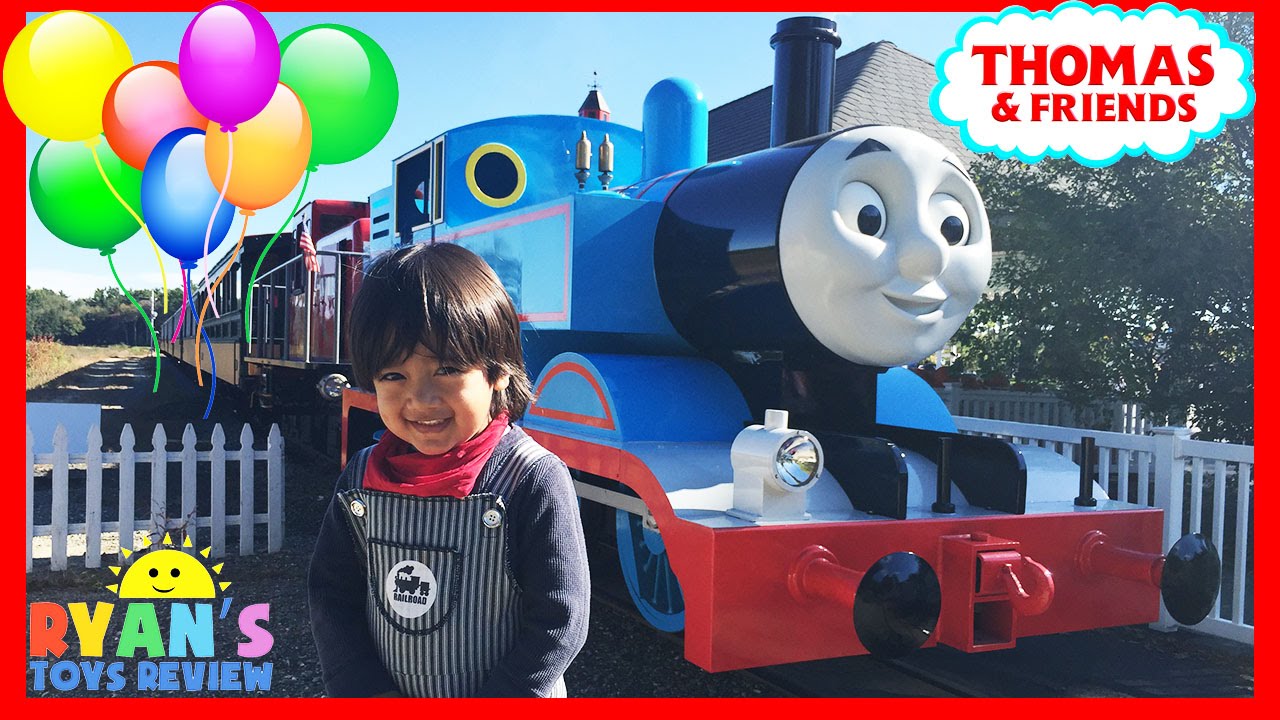 THOMAS AND FRIENDS Train Rides for kids at ThomasLand Amusement park