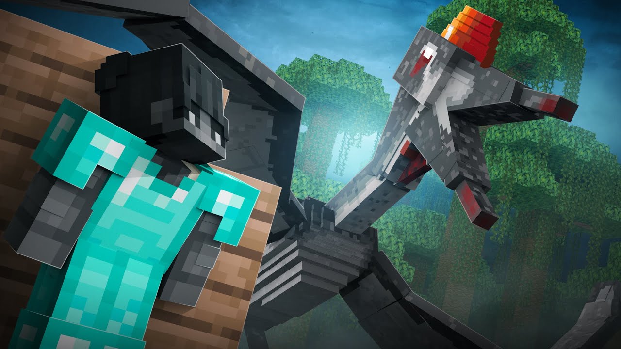 Как выжить в Minecraft в течение 100 дней с модами на юрский период (часть 5)