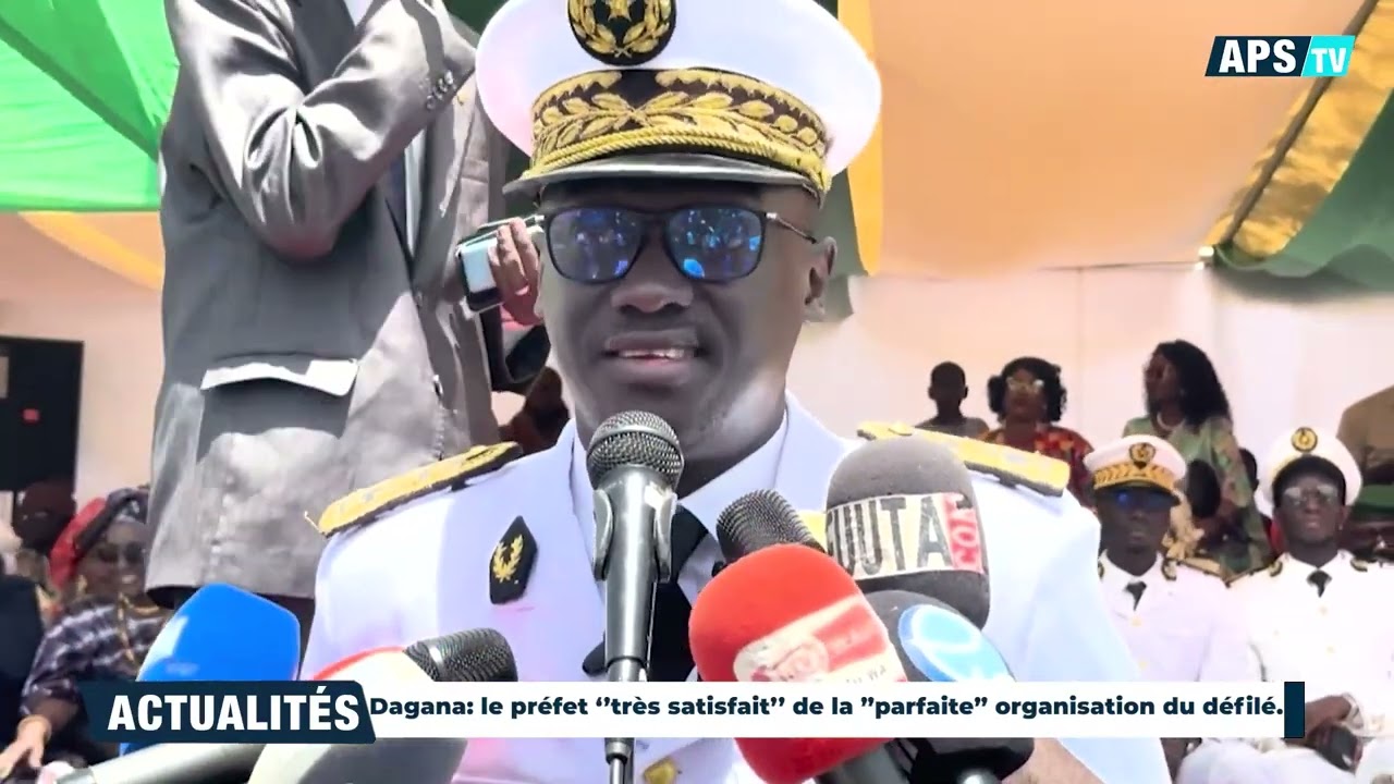 Dagana: le préfet ‘’très satisfait’’ de la ”parfaite” organisation du défilé.