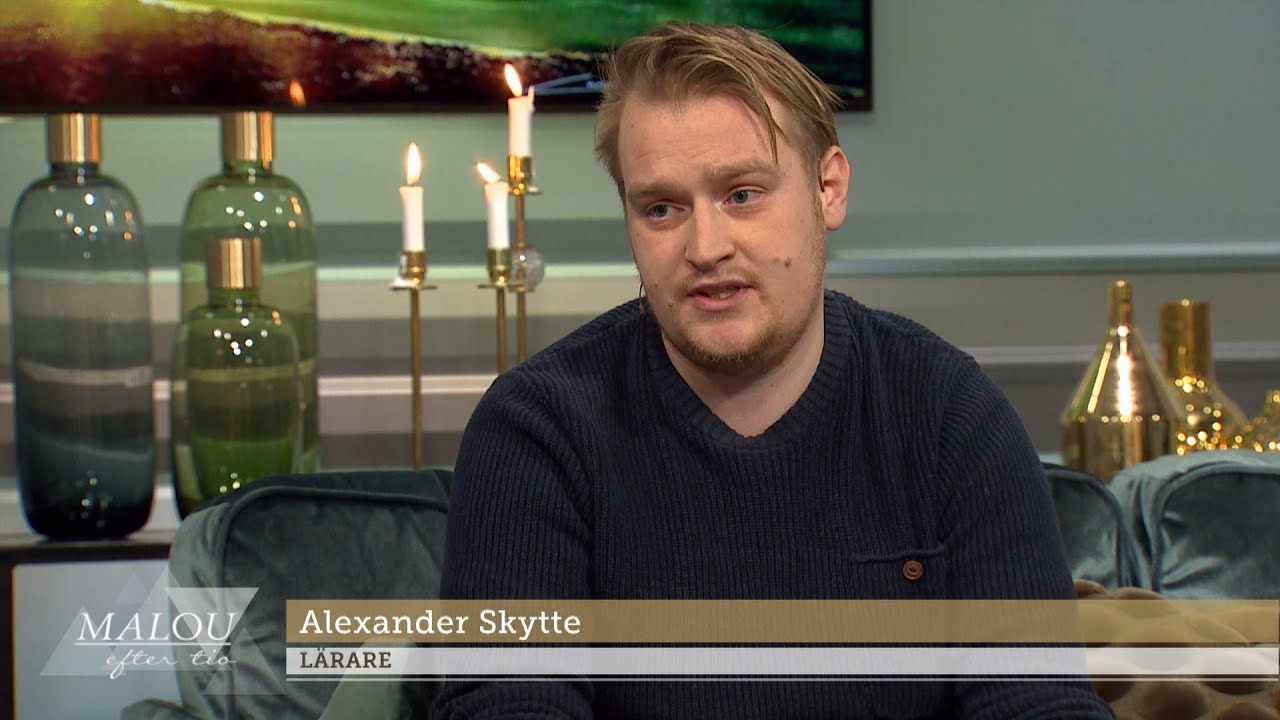 Alexander var hemmasittare – nu är han lärare och hjälper andra - Malou Efter tio (TV4)