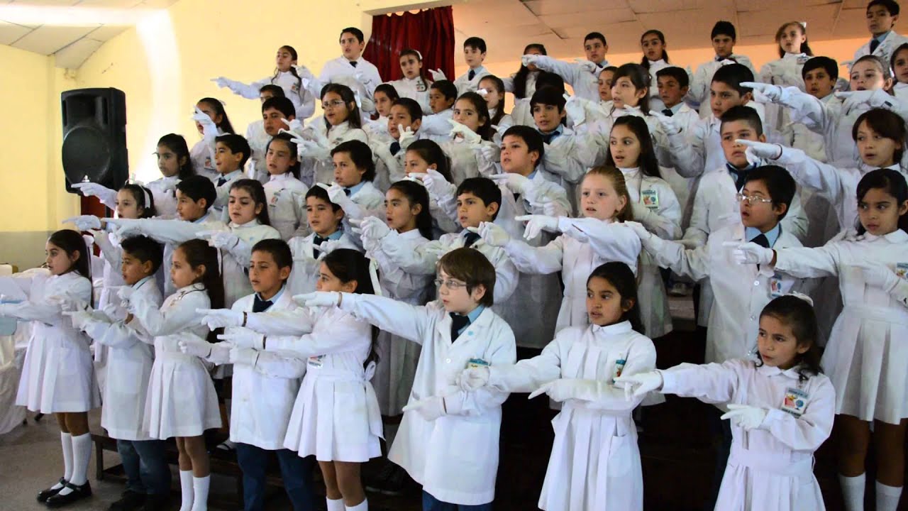 Escuela Alberdi - Saludo a la Bandera - HD