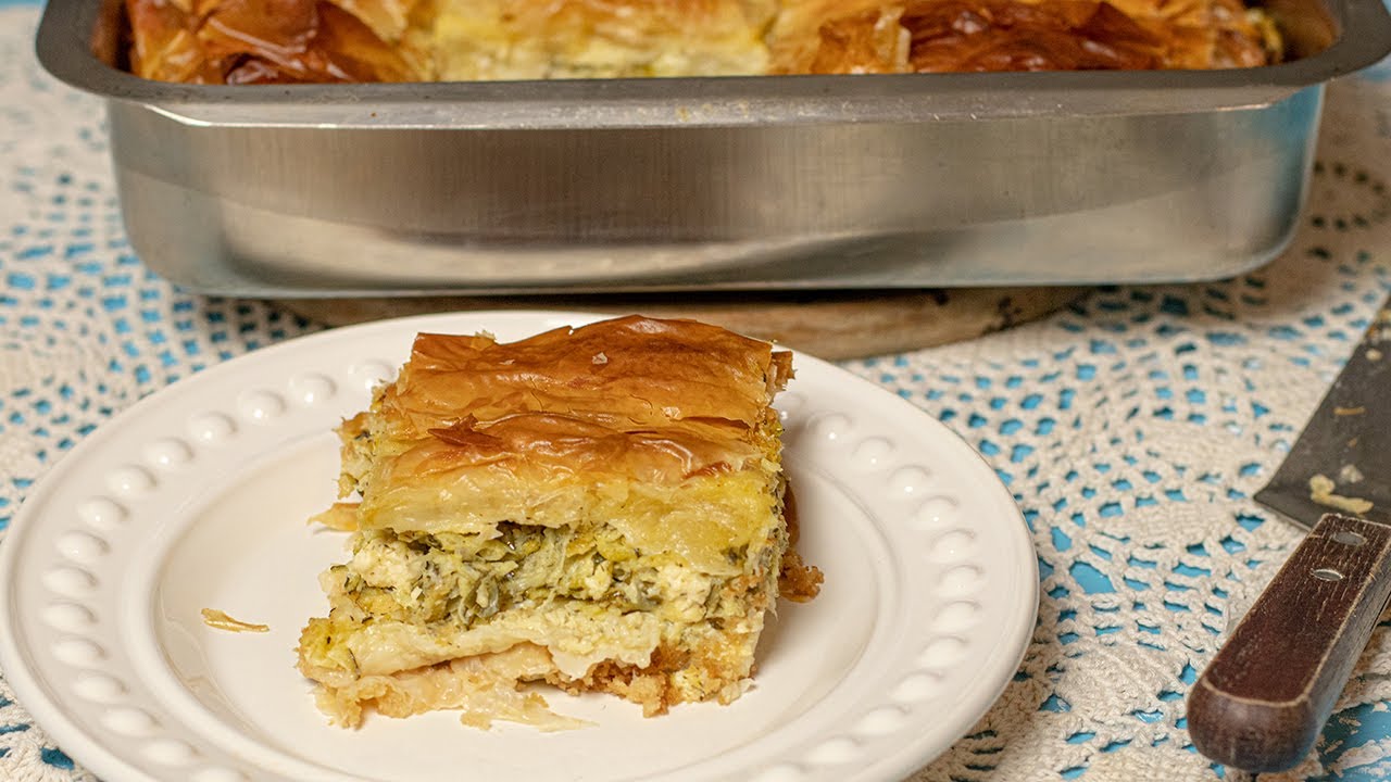 Greek Zucchini Pie (kolokithopita) to Feed a Crowd