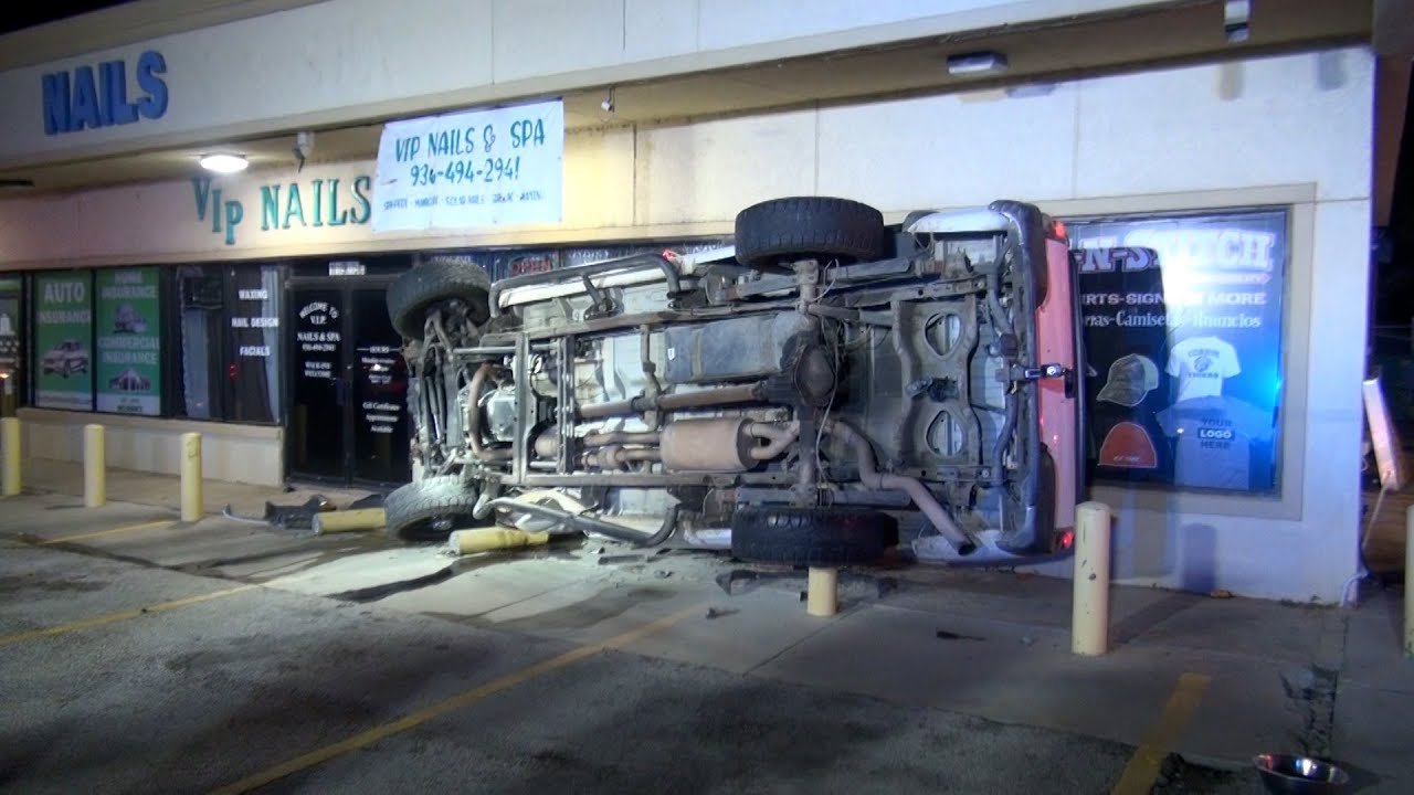 102221 INTOXICATED DRIVER CRASHES INTO CUT AND SHOOT SHOPPING CENTER