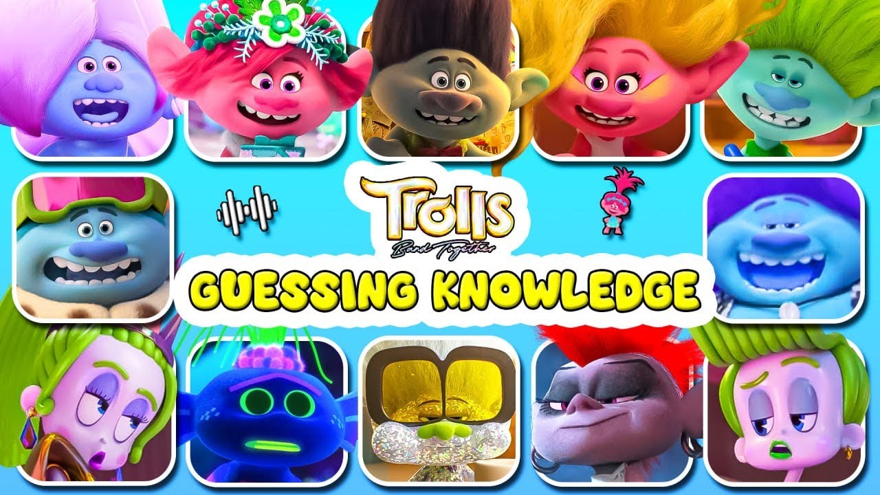 Trolls Holiday Ending Scene | Guess Everything in Trolls Movies Challenge